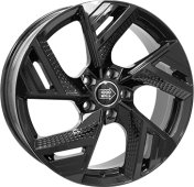 Alu kola Mille Miglia MME-5, 19x7.5 5x114.3 ET40, černá + leštění