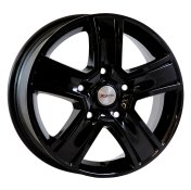 Alu kola Mille Miglia MMKV5, 16x6.5 5x130 ET60, černá lesklá (zátěžová)