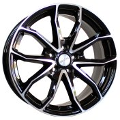 Alu kola Mille Miglia MRX10, 17x7 5x114.3 ET40, černá + leštění