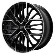 Alu kola MiM ANKY4, 16x6.5 4x98 ET34.5, černá + leštění