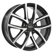 Alu kola MONACO WHEELS 2 CL2, 16x6.5 4x100 ET40, černá lesklá + leštění