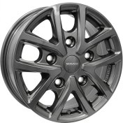 Alu kola MONACO WHEELS CL2T, 16x6.5 5x160 ET60, tmavě šedivá (zátěžová)