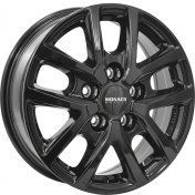 Alu kola MONACO WHEELS CL2T, 16x6.5 5x130 ET66, černá lesklá (zátěžová)