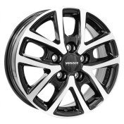 Alu kola MONACO WHEELS CL2T, 16x6.5 5x114.3 ET48, černá lesklá + leštění (zátěžová)