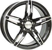 Alu kola MONACO WHEELS GP1, 18x8 5x120 ET30, černá lesklá + leštění