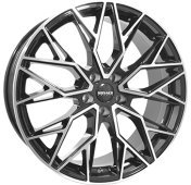 Alu kola MONACO WHEELS GP15, 19x8 5x114.3 ET45, černá lesklá + leštění (zátěžová)
