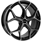 Alu kola MONACO WHEELS GP16, 19x8 5x112 ET39, černá lesklá + leštění