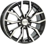 Alu kola MONACO WHEELS GP5, 19x9 5x112 ET40, černá lesklá + leštění (zátěžová)