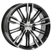 Alu kola MONACO WHEELS GP8, 19x8 5x120 ET32, černá lesklá + leštění (zátěžová)