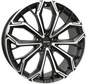 Alu kola MONACO WHEELS GPC17, 19x8 5x114.3 ET45, černá matná + leštění (zátěžová)