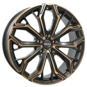 Alu kola MONACO WHEELS GPC17, 19x8 5x112 ET35, černá + měděná barva leštění (zátěžová)