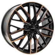 Alu kola MONACO WHEELS GPX, 19x8 5x112 ET40, černá + měděná barva leštění (zátěžová)