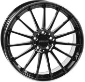 Alu kola MONACO WHEELS MC1, 18x8 5x112 ET35, černá lesklá + leštěný límec (zátěžová)