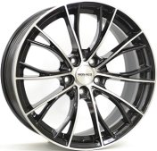 Alu kola MONACO WHEELS MC16, 19x8.5 5x112 ET45, černá lesklá + leštění (zátěžová)