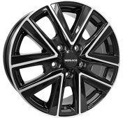 Alu kola MONACO WHEELS VT2, 16x6.5 5x118 ET68, černá lesklá + leštění (zátěžová)