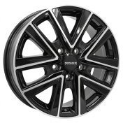 Alu kola MONACO WHEELS VT2, 17x7 5x108 ET45, černá lesklá + leštění (zátěžová)
