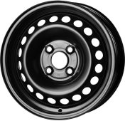 Alu kola MW STEEL STAAL, 16x6.5 4x100 ET40, černá