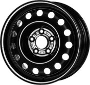 Alu kola MW STEEL STAAL, 16x6.5 5x108 ET47, černá