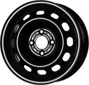 Alu kola MW STEEL STAAL, 14x5 4x100 ET38, černá