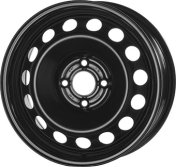 Alu kola MW STEEL STAAL, 14x4.5 4x100 ET39, černá