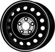Alu kola MW STEEL STAAL, 14x5 4x100 ET35, černá