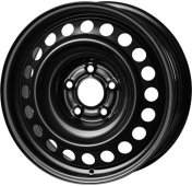 Alu kola MW STEEL STAAL, 15x6 4x108 ET23, černá