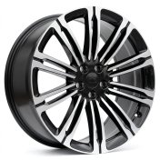 Alu kola Racing Line 3S1066V, 22x9.5 5x120 ET42.5, černá + leštění (zátěžová)
