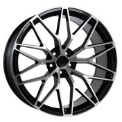 Alu kola Racing Line 3S1067, 20x10 5x112 ET19, černá + leštění