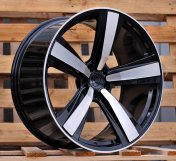 Alu kola Racing Line 3S1239, 21x10 5x112 ET19, černá + leštění (zátěžová)