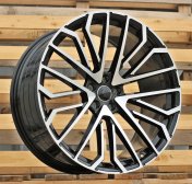 Alu kola Racing Line 3S1261, 20x8.5 5x112 ET38, černá + leštění (zátěžová)
