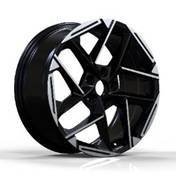 Alu kola Racing Line 3S1267, 17x7 5x114.3 ET48, černá + leštění