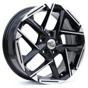 Alu kola Racing Line 3S1267, 17x7 5x114.3 ET48, černá + leštění