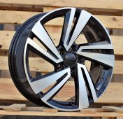 Alu kola Racing Line 3S1282, 18x7 5x100 ET39, černá + leštění