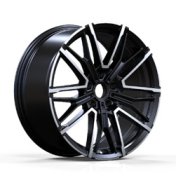 Alu kola Racing Line 3S1284, 19x8 5x112 ET30, černá + leštění
