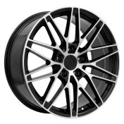 Alu kola Racing Line 3S1324, 21x8.5 5x130 ET27, černá + leštění (zátěžová)