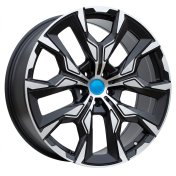 Alu kola Racing Line 3S1349, 20x8.5 5x112 ET28, černá matná + leštění (zátěžová)