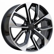 Alu kola Racing Line 3S5979, 19x8 5x112 ET39, černá + leštění