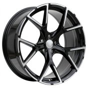 Alu kola Racing Line 3S5997, 19x8.5 5x112 ET40, černá + leštění