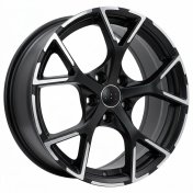 Alu kola Racing Line 3S5997, 17x7.5 5x112 ET42, černá matná + leštění