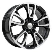 Alu kola Racing Line 7409, 17x7 5x112 ET47, černá + leštění