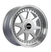 Alu kola Racing Line 7905F, 17x7.5 5x112 ET35, stříbrná + leštěný límec
