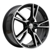 Alu kola Racing Line A043, 19x8 5x112 ET39, černá + leštění