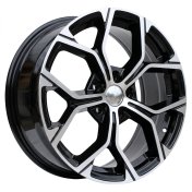 Alu kola Racing Line A056, 18x7.5 5x112 ET51, černá + leštění