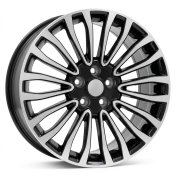 Alu kola Racing Line A1340, 18x8 5x108 ET50, černá + leštění