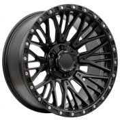 Alu kola Racing Line A1431, 20x10 6x139.7 ET-18, černá matná (zátěžová)