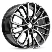 Alu kola Racing Line A1448, 21x9 5x127 ET50, černá + leštění