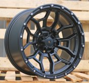 Alu kola Racing Line A1915, 17x9 5x127 ET-6, černá matná (zátěžová)