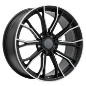 Alu kola Racing Line A5385, 19x8.5 5x120 ET33, černá matná (zátěžová)