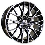 Alu kola Racing Line A5479, 18x8 5x120 ET40, černá + leštění