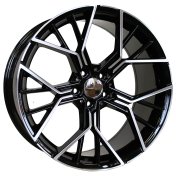 Alu kola Racing Line A5602, 19x9 5x112 ET37, černá + leštění